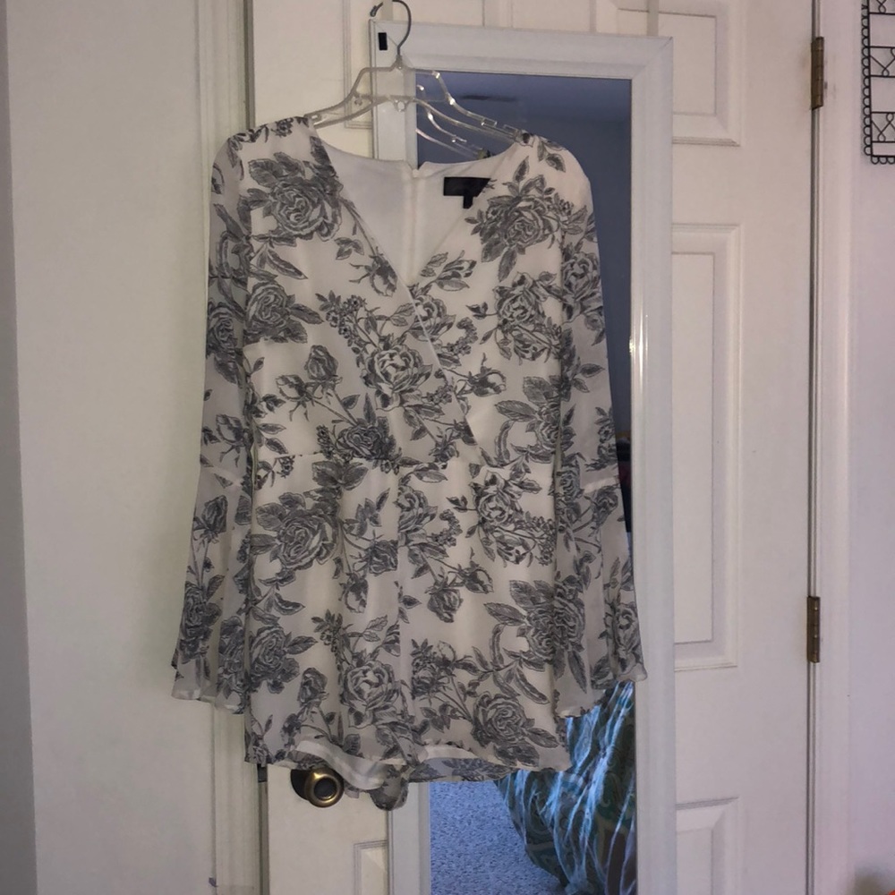 Patterned Fall Romper